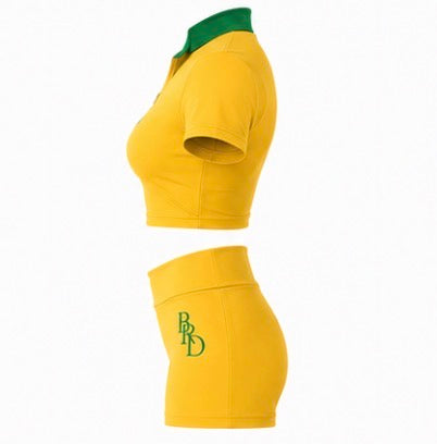 Women's Yellow 2 piece set